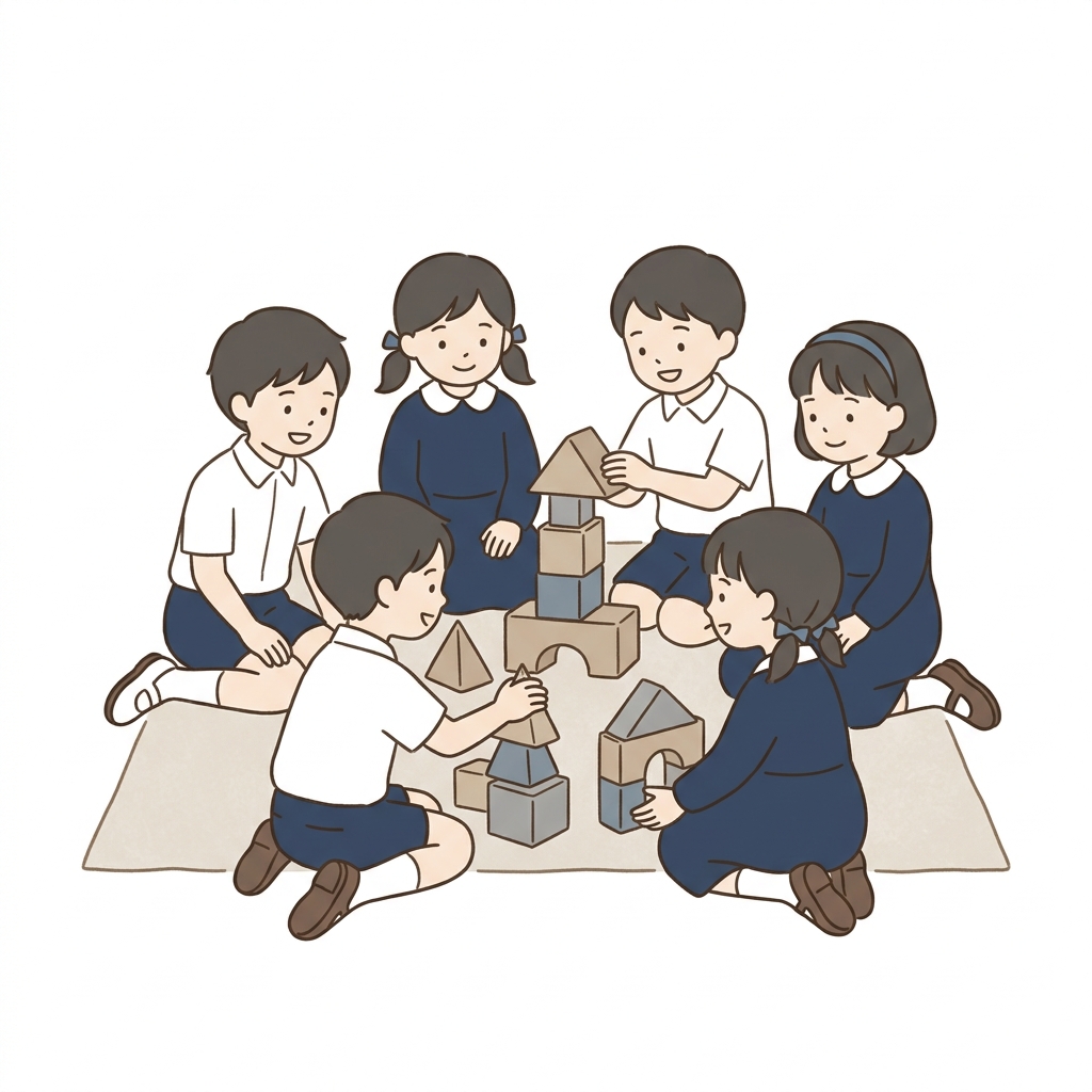 行動観察による自由遊び