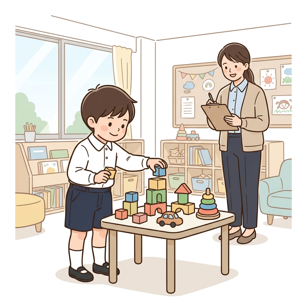 千葉大学教育学部附属幼稚園の行動観察で遊ぶ子どものイメージ
