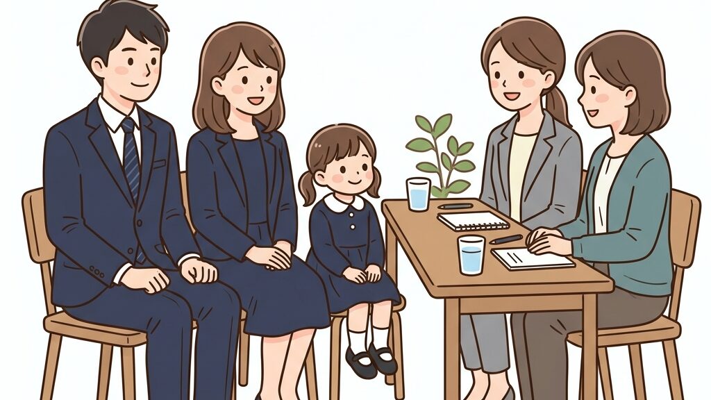 親子面接のイメージ