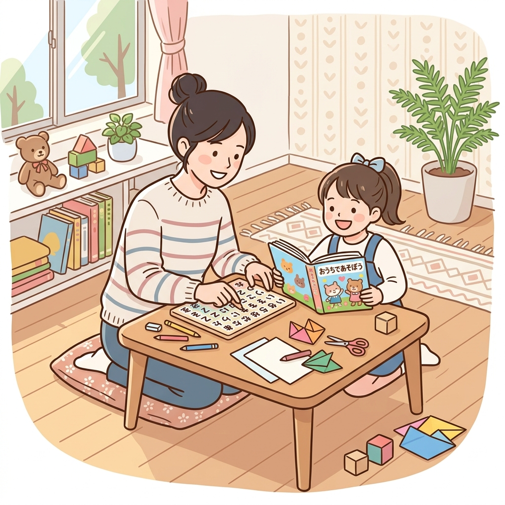 東京学芸大学附属幼稚園小金井園舎の受験に向けた家庭学習のイメージ