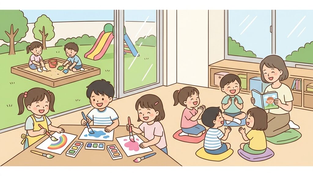 愛知教育大学附属幼稚園の園生活イメージ