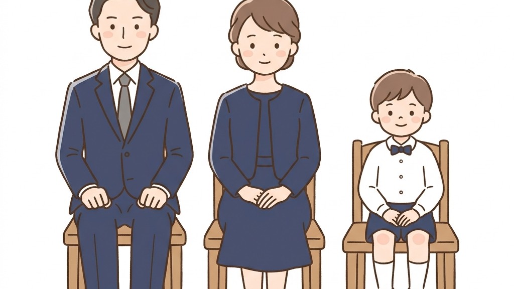 行動観察や親子面接のイメージイラスト