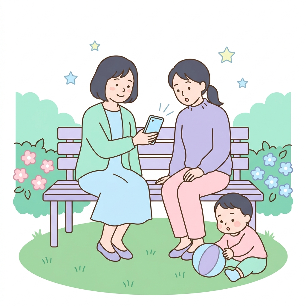 保護者の評判イラスト
