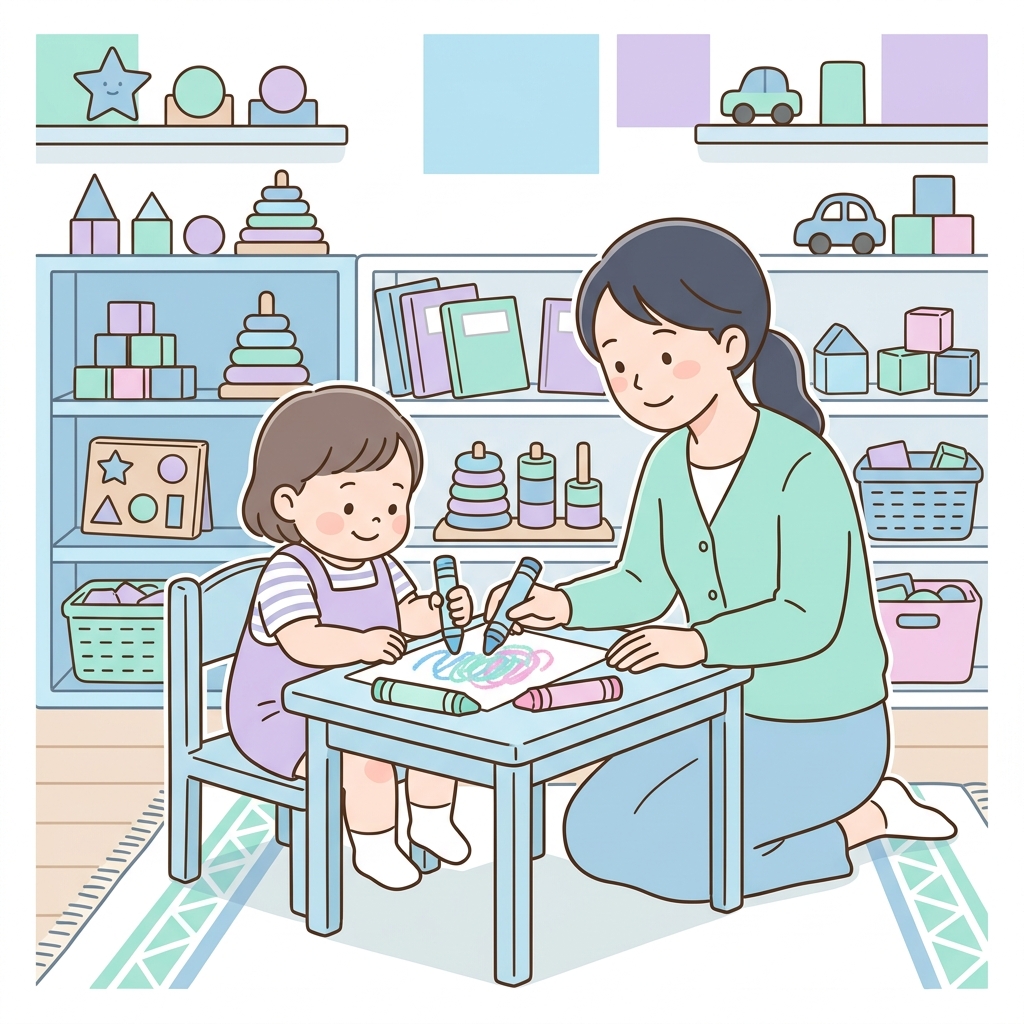 幼児教室のイラスト