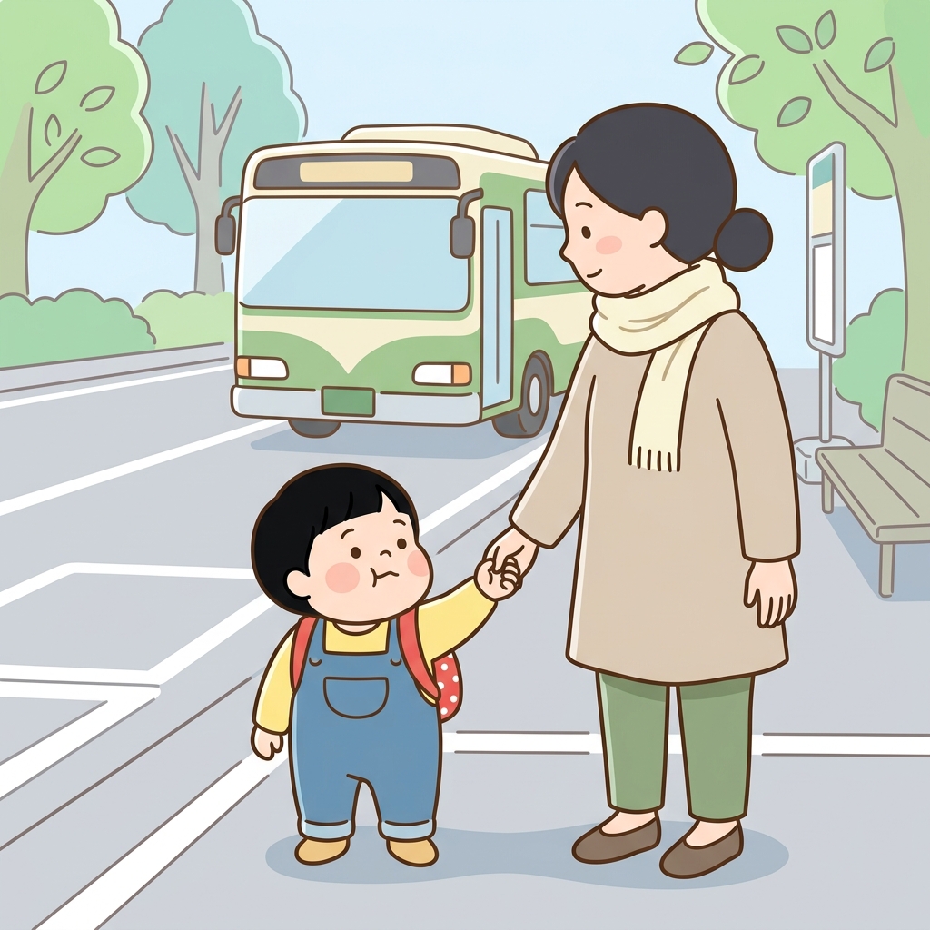 弘前大学附属幼稚園の通園エリアイラスト