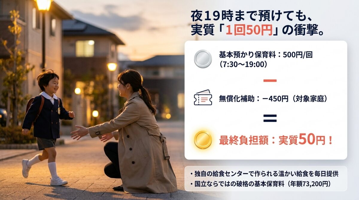 鳥取大学附属幼稚園 預かり保育 実質50円