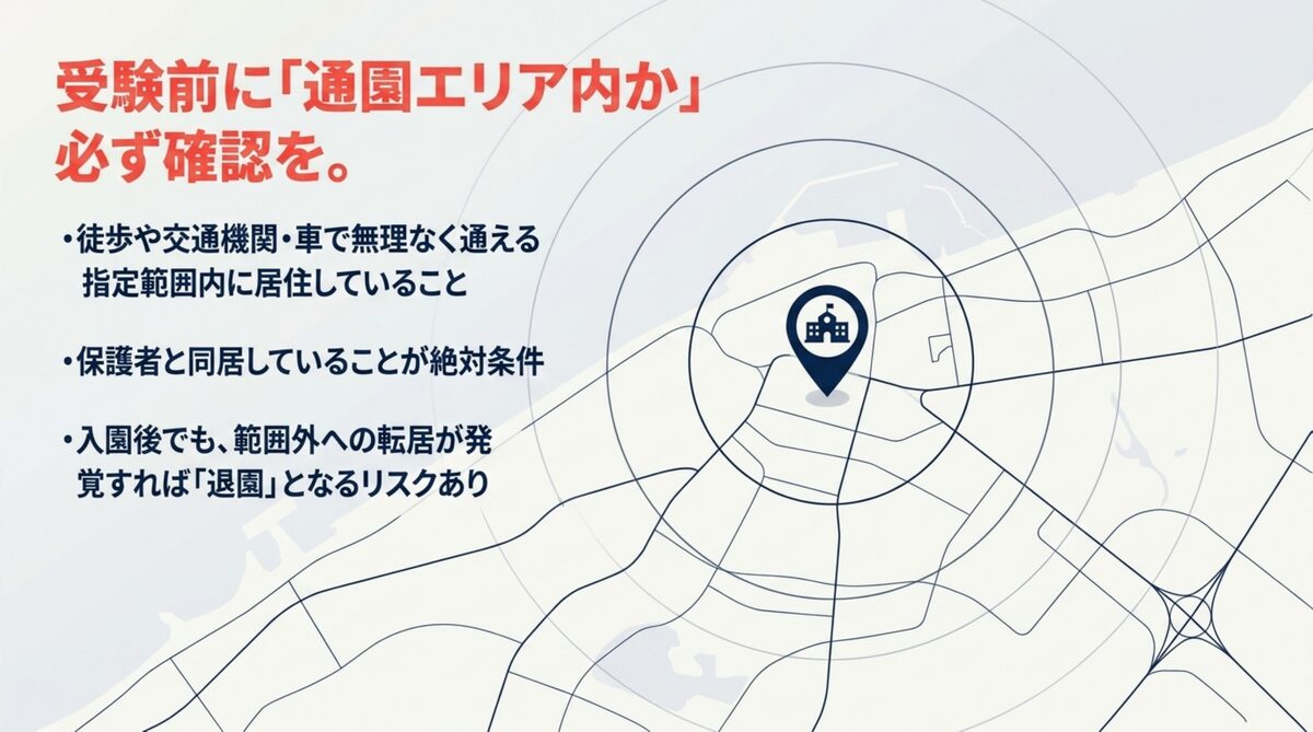 鳥取大学附属幼稚園 通園エリア