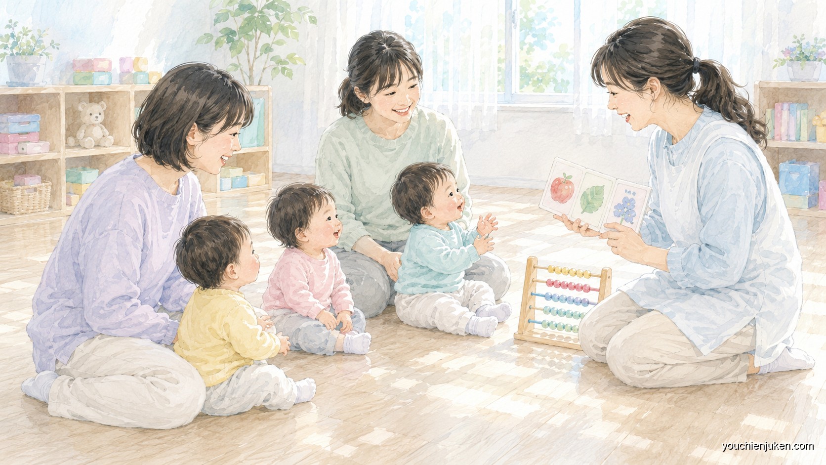 ベビーパークの親子教室レッスンの様子