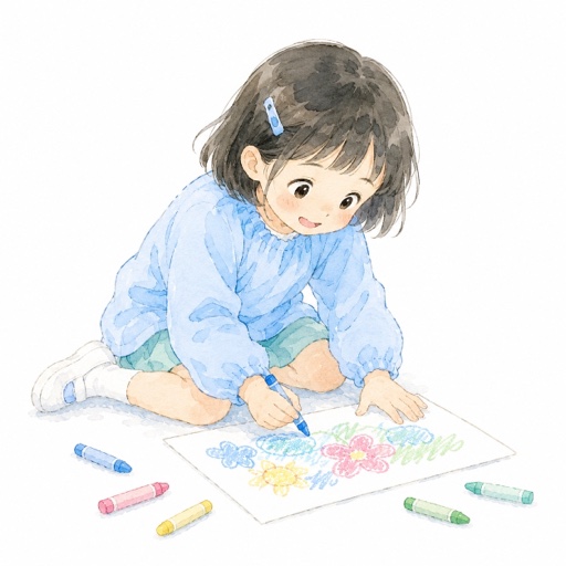お絵かきのイラスト