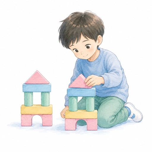 つみき再現のイラスト