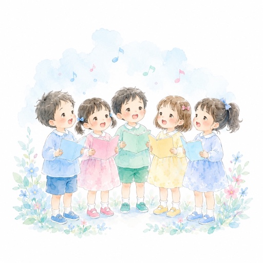 合唱のイラスト