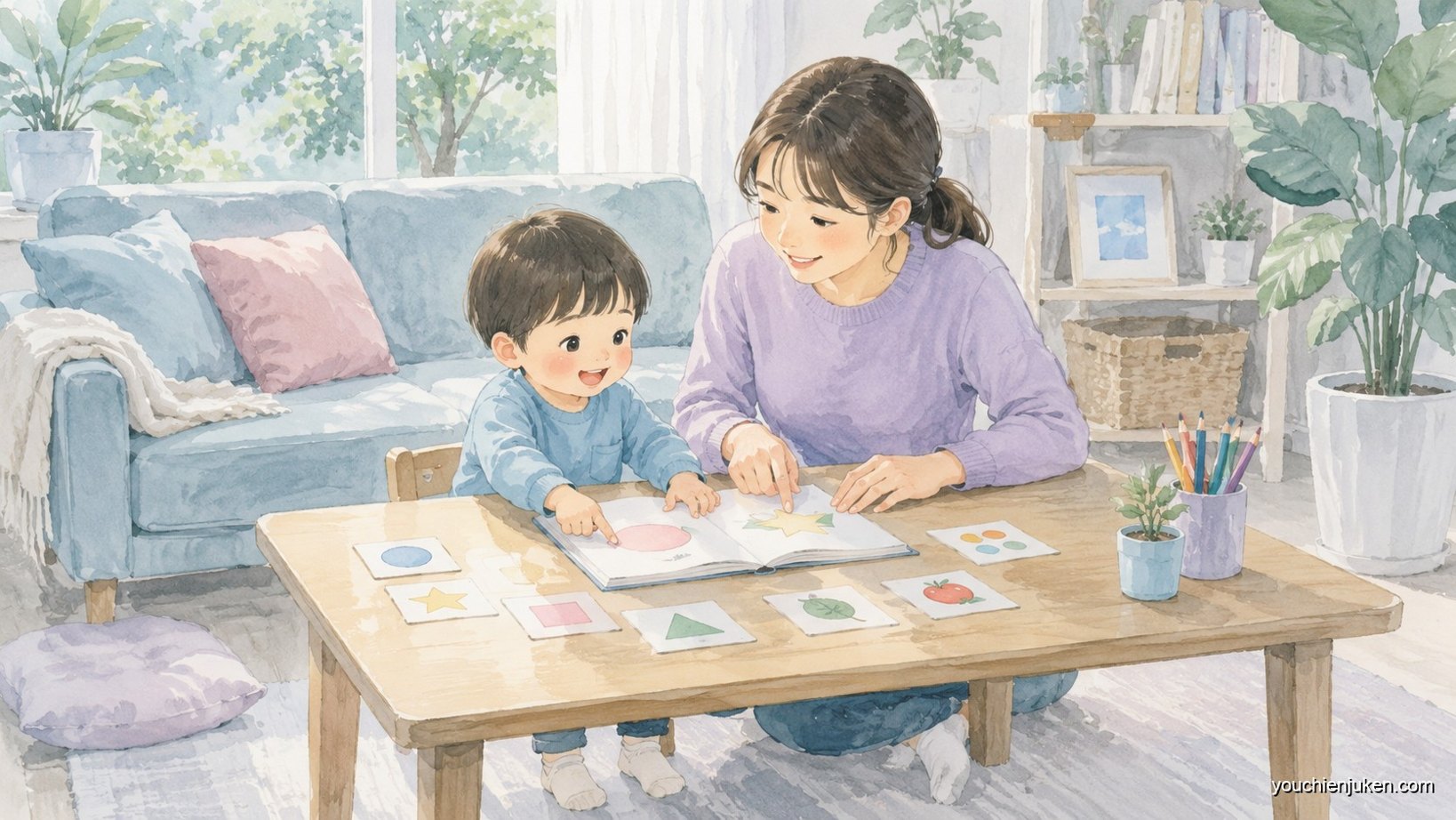 盛岡で岩手大附属を目指す家庭学習の様子