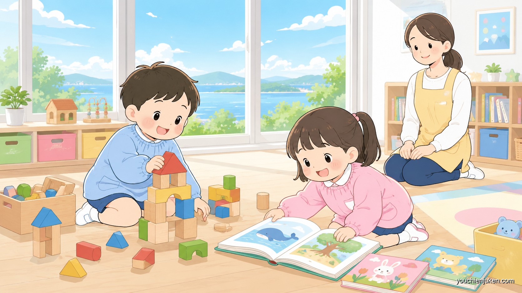 香川大学教育学部附属幼稚園坂出でのびのびと遊ぶ子ども