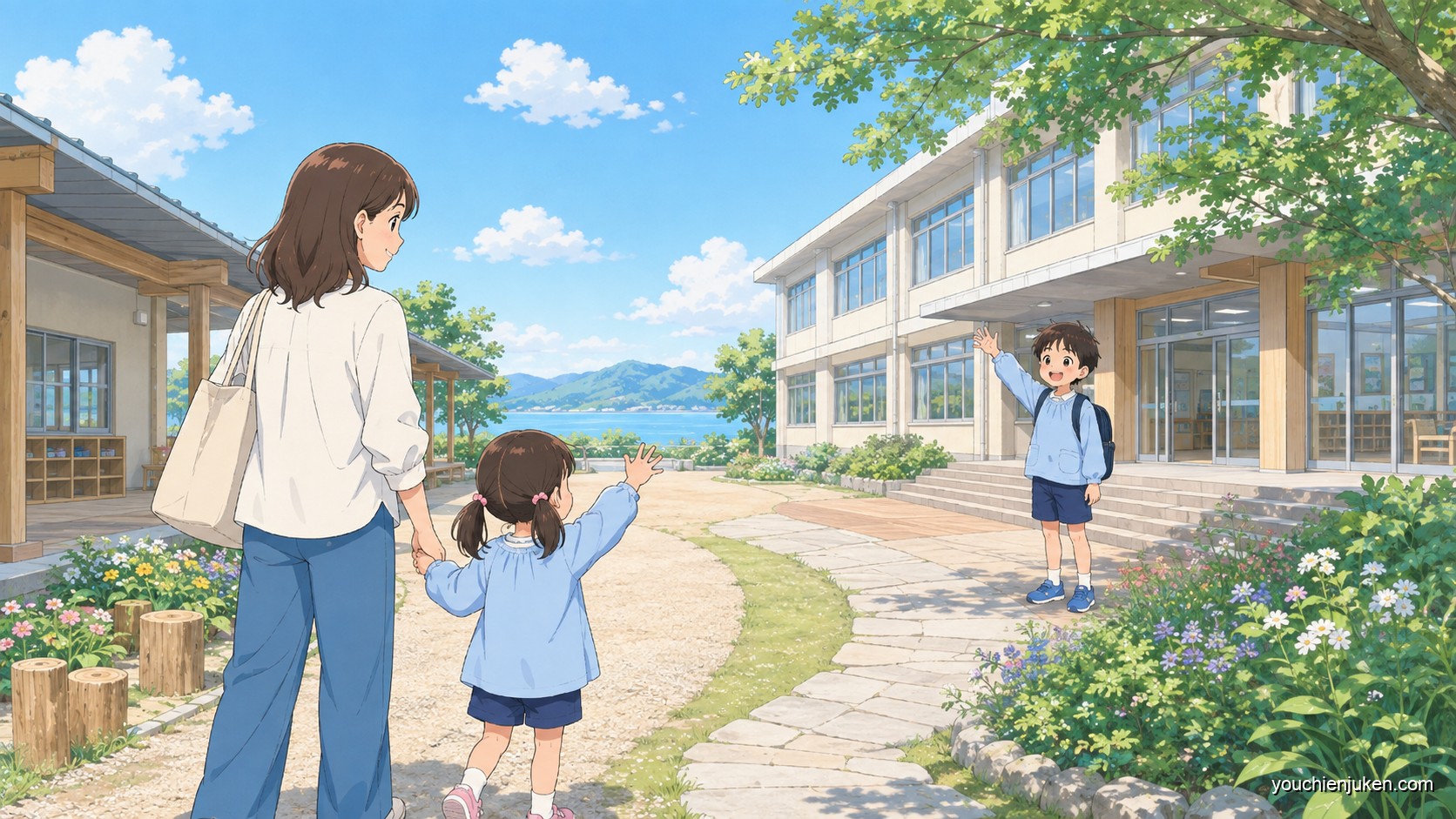 附属高松小学校への進学を考える親子