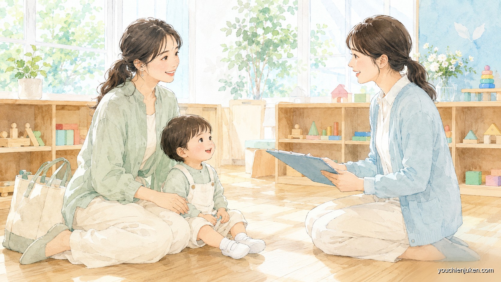 附属幼稚園の過去問を幼児教室で入手する