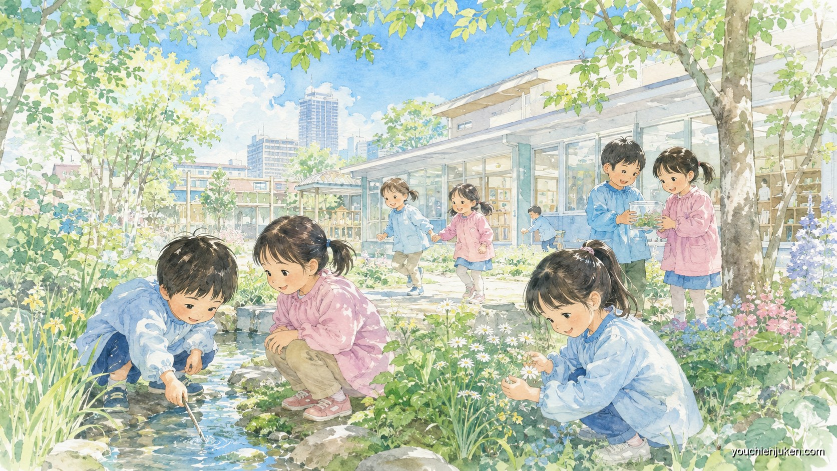 宮城教育大学附属幼稚園でのびのび過ごす子どもたち