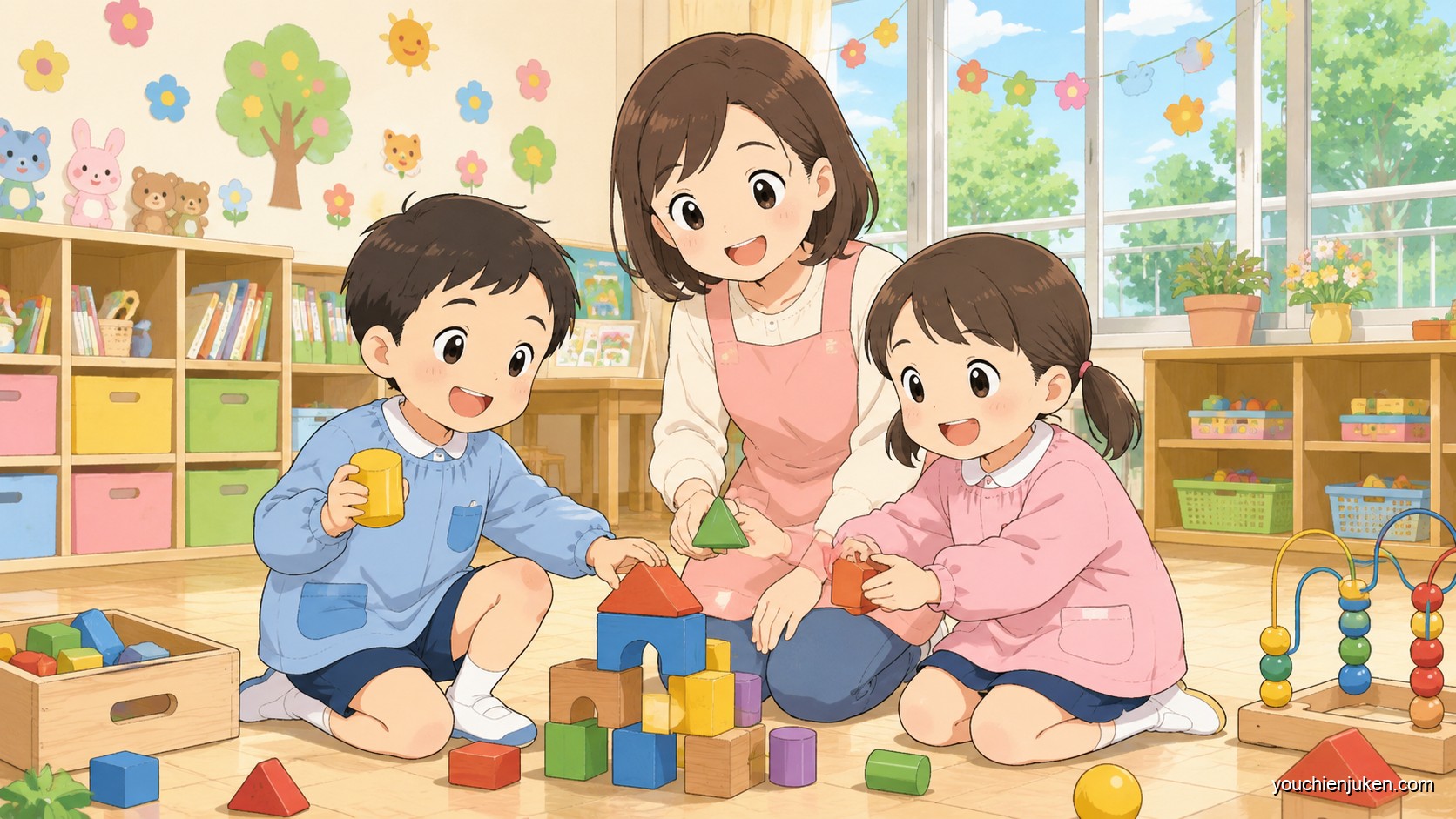 鳴門教育大学附属幼稚園でのびのび過ごす子どもたち