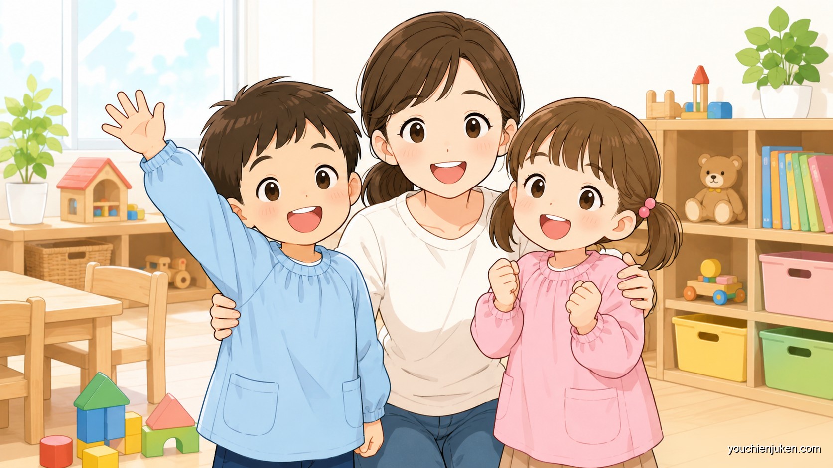滋賀大学附属幼稚園でのびのび過ごす子どもたち
