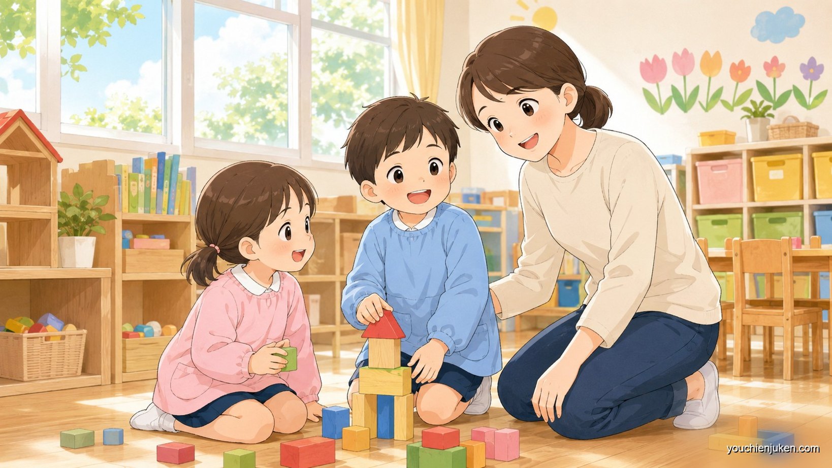 島根大学附属幼稚園でのびのび過ごす子どもたち