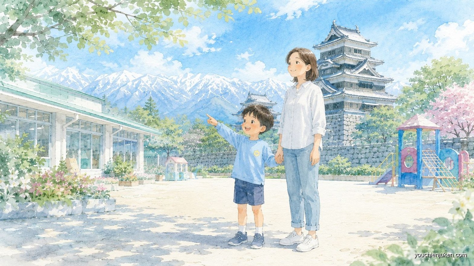 信州大学教育学部附属幼稚園でのびのび過ごす子どもたち